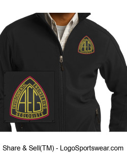 Mens soft shell jacket (embroidered) Design Zoom